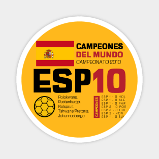 THEMES DESIGN SOCCER TEAM WORLD CHAMPION ESP Magnet